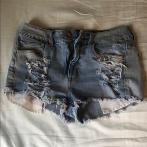 American eagle ripped shorts